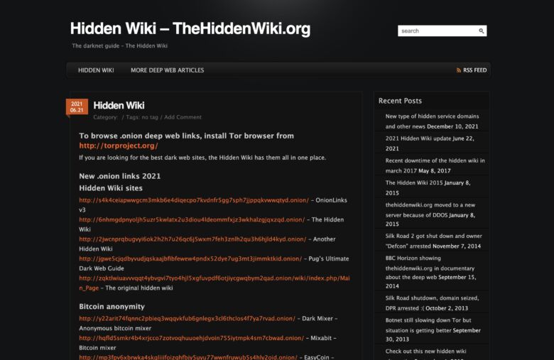 The Hidden Wiki